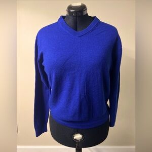Women Turnbery sweater V NECK , Large, Find Marino Wood.